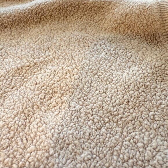 VTG Kapalua Hawaii Sweatshirt Women Small Relax Fit Cream Reverse Texture Grunge - Picture 9 of 10